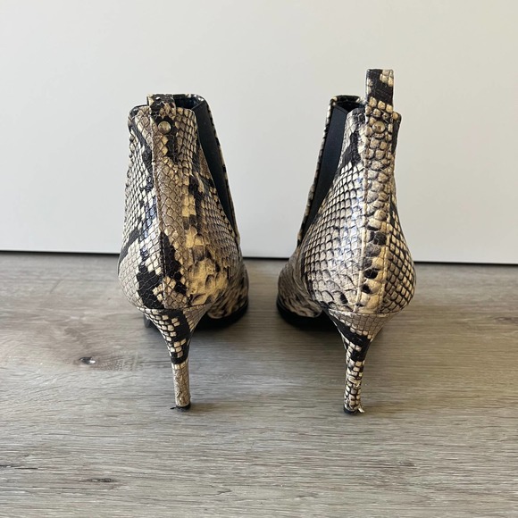 Zara Snakeskin Booties size EU 40 / US 9 - Picture 3 of 12